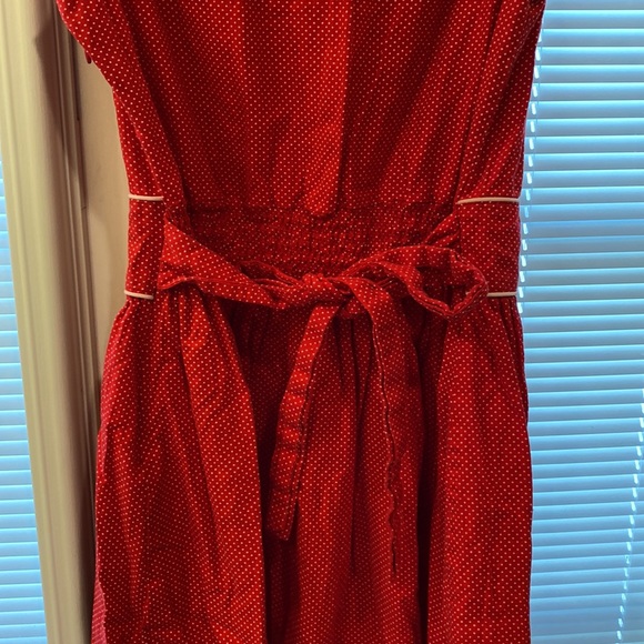 Trollied Dolly M/L red polka dot dress. - Picture 4 of 5
